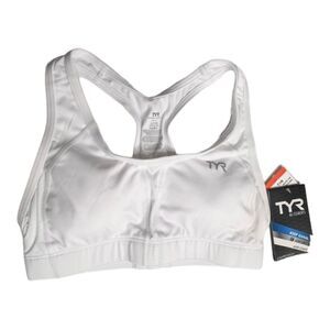 TYR Women’s sport bra Performance white workout size S.